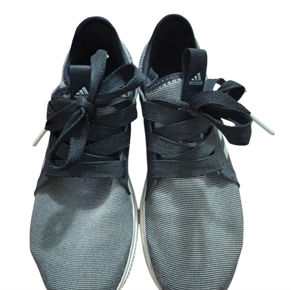 Adidas Women's Black and Gray Sneakers